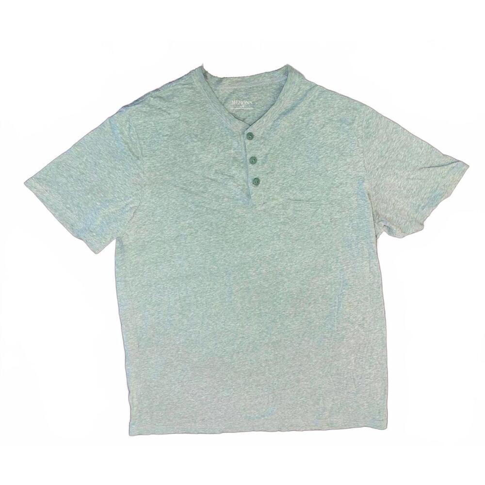 Merona Men's Henley Shirt - Light Green‎